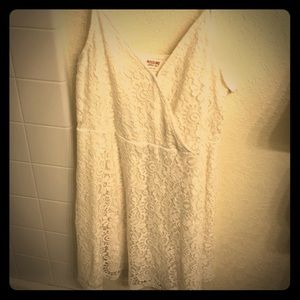 Lace white sundress
